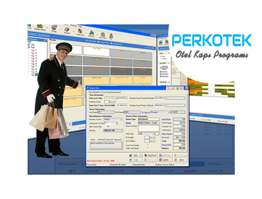 PERKOTEK OTEL KAPI KİLİT SİSTEMİ PROGRAMI